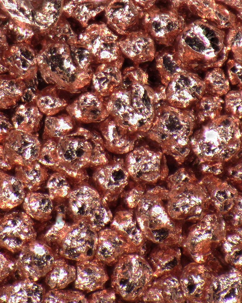 Micrograph of FCP-EBM particles